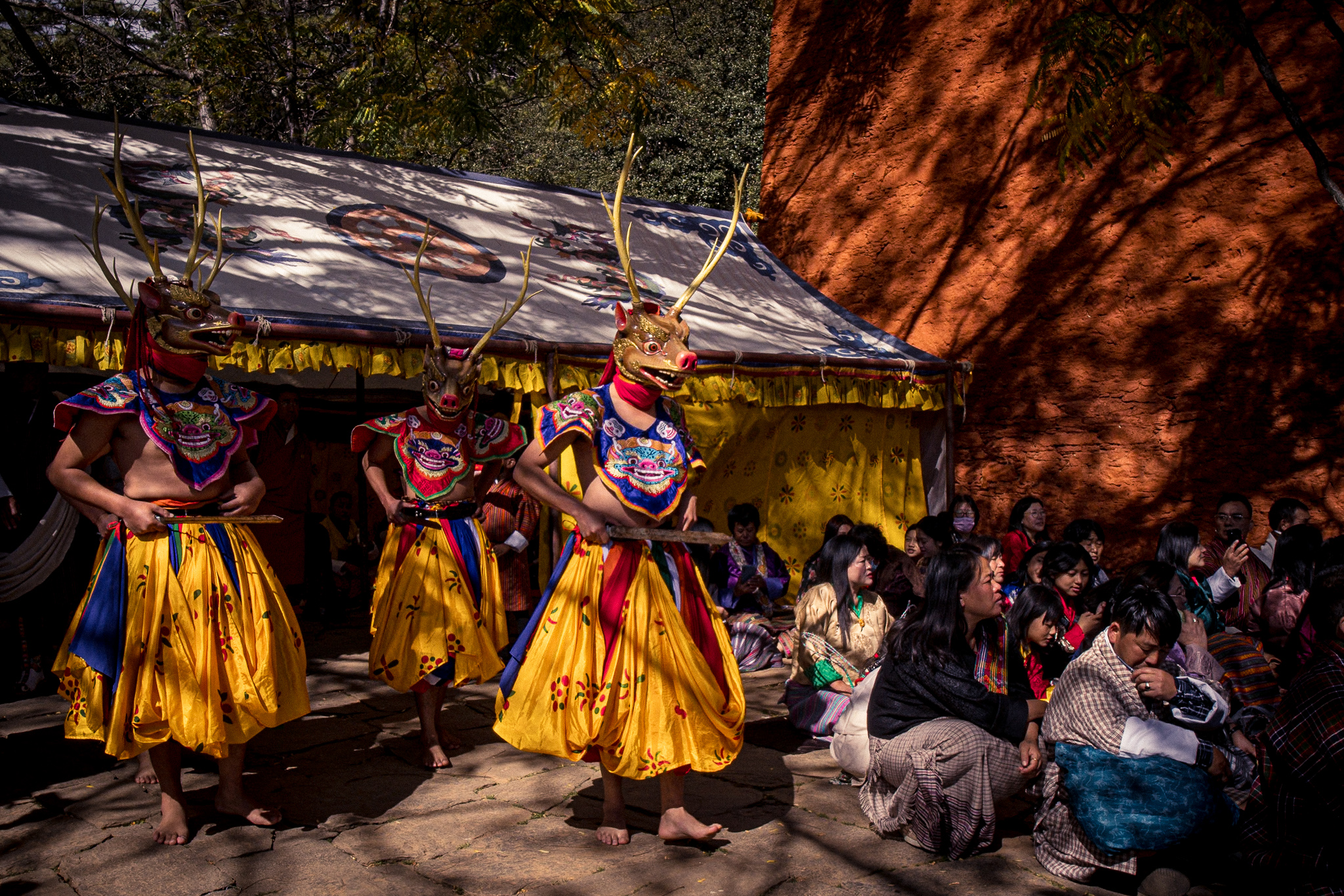 The Dechenphug Festival: Masked Dances Prepare to Enter the Stage