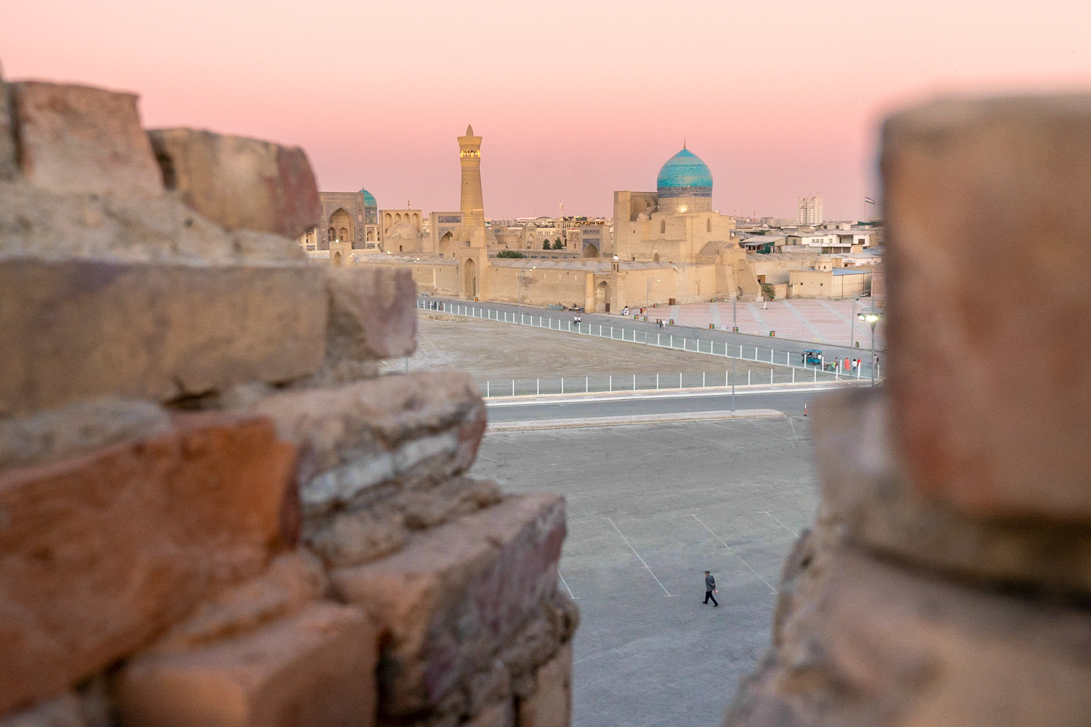 The magnificent Registan Square in Samarkand at blue hour. Shot on our Uzbekistan Photo Tour