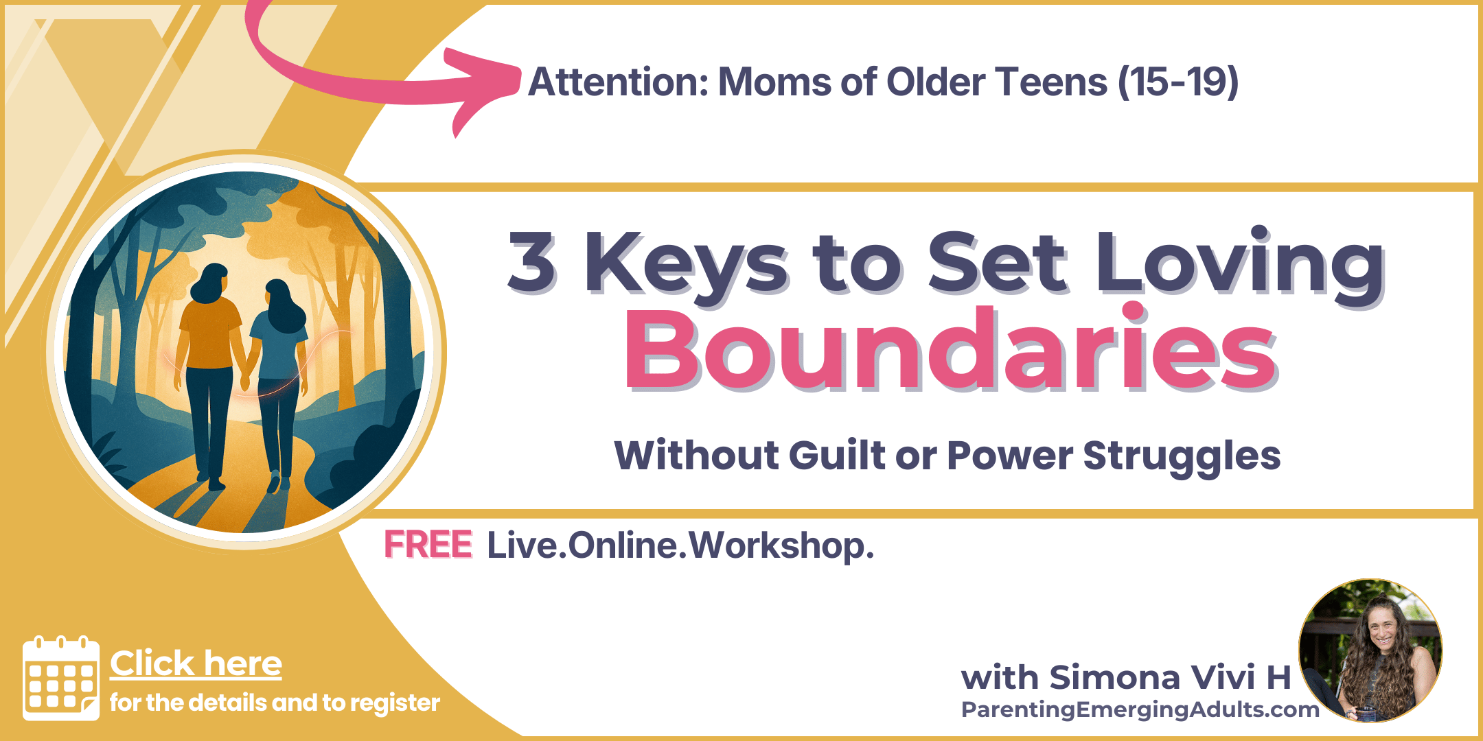 3 keys to set loving boundaries workshop