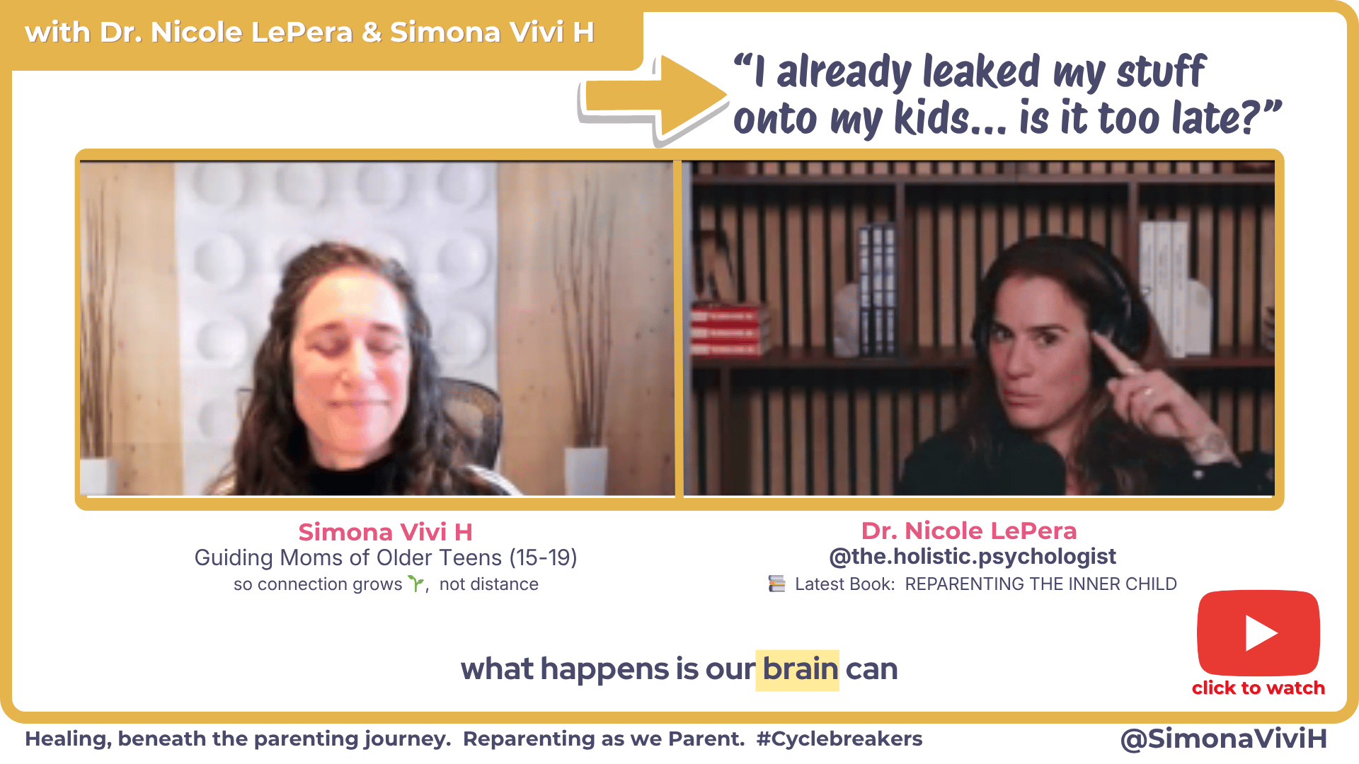 Is it too late to repair? (How Reparenting Heals Your Relationship with Your Teen)