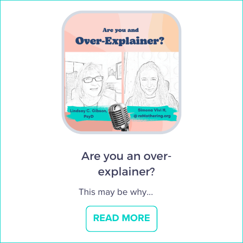 Over-explaining, an interview with Lindsay Gibson, link to blog article