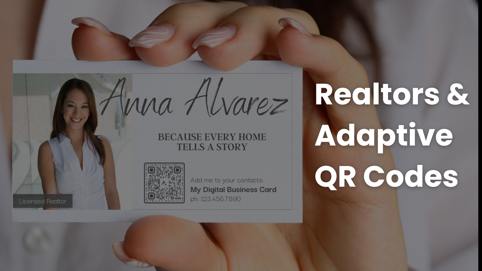 Article title - Realtors and Adaptive QR Codes