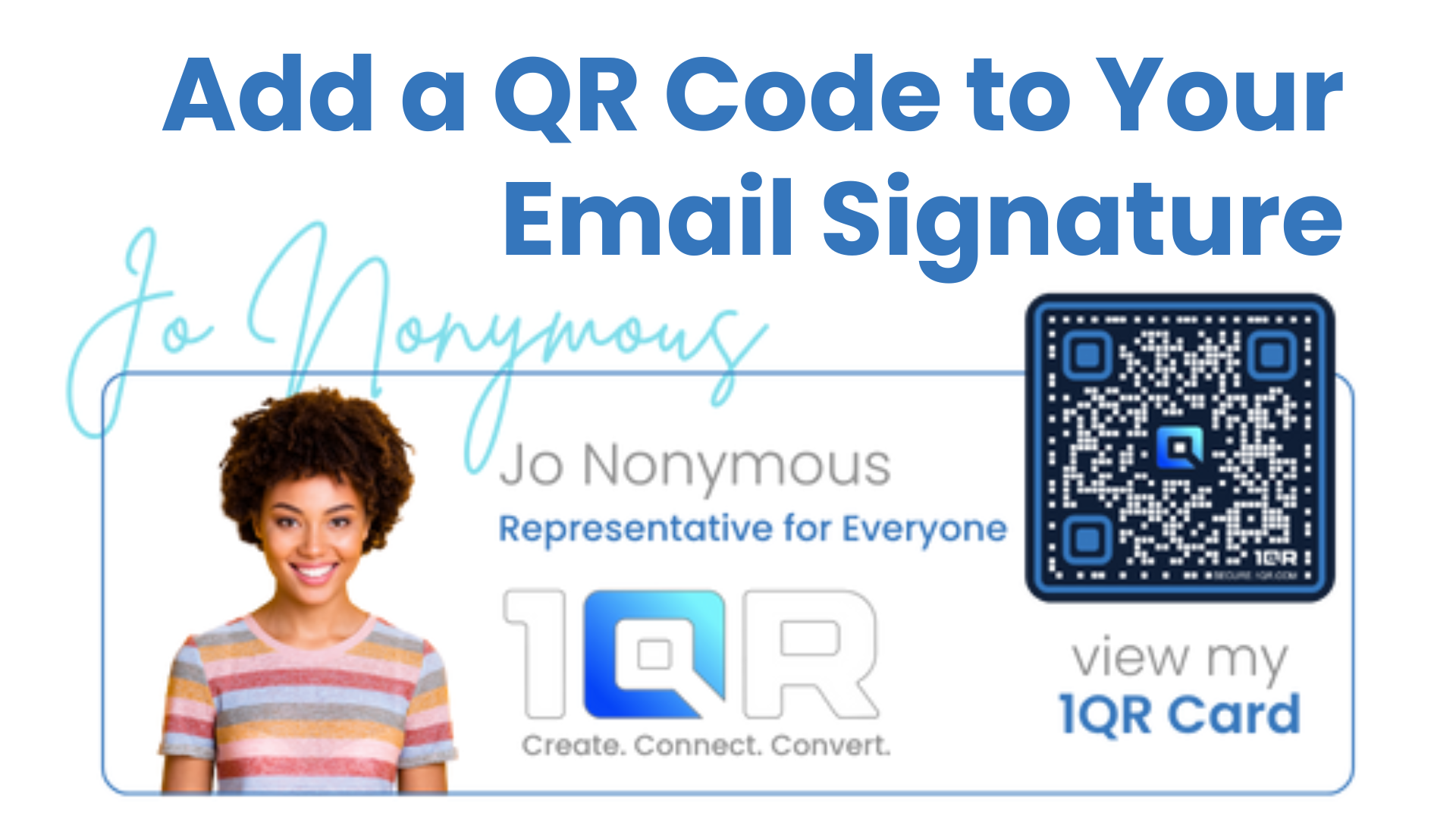 Article Title - Adding a QR Code to Your Email Signature