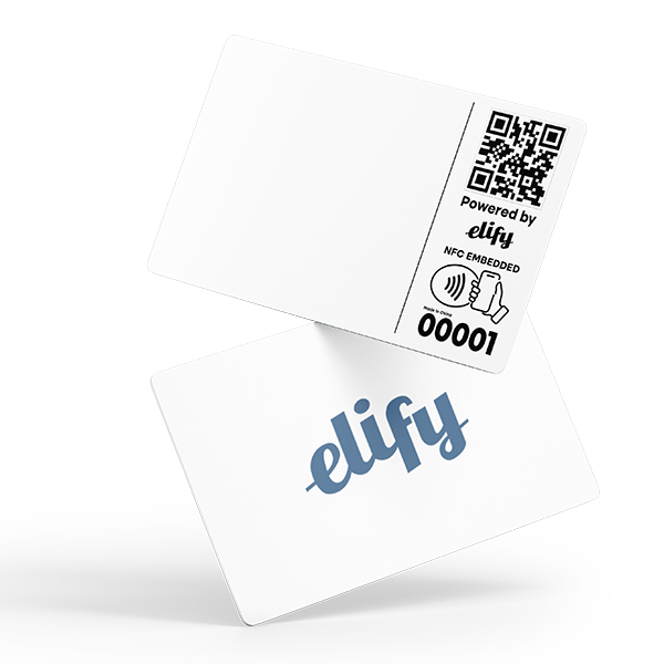 TAP Card - White - Front and Back