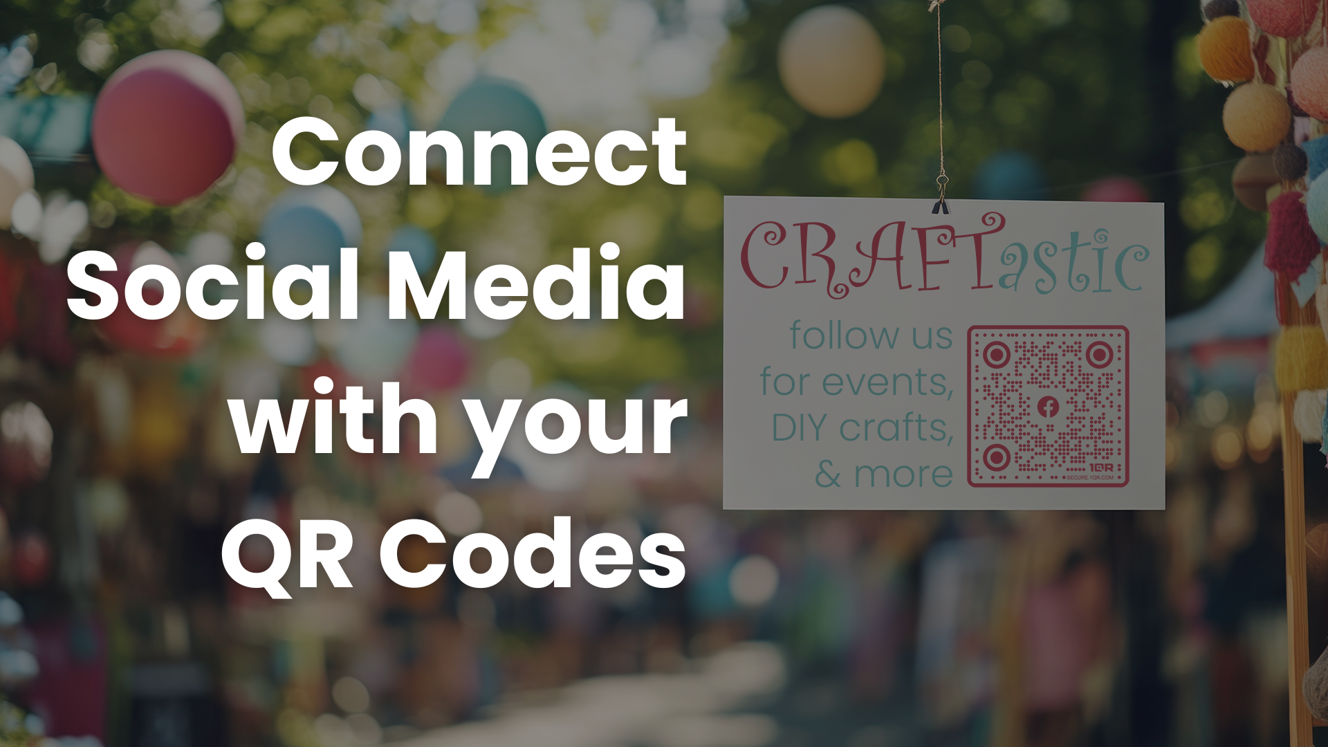 Article title - Connect Social Media with your QR Codes