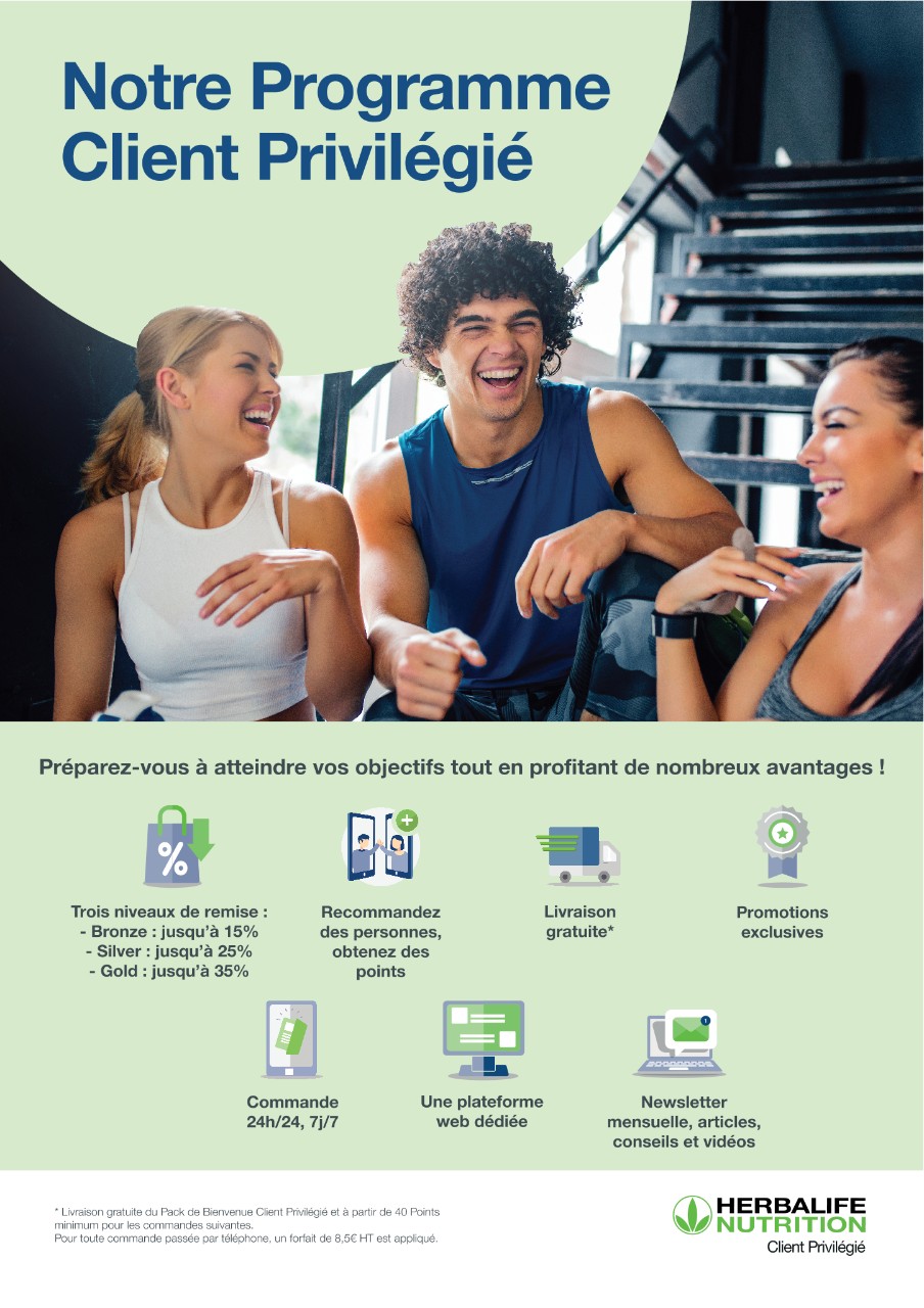 jollyfitclub herbalife programme client privilegie bien etre nutrition sport avantages vie saine et active