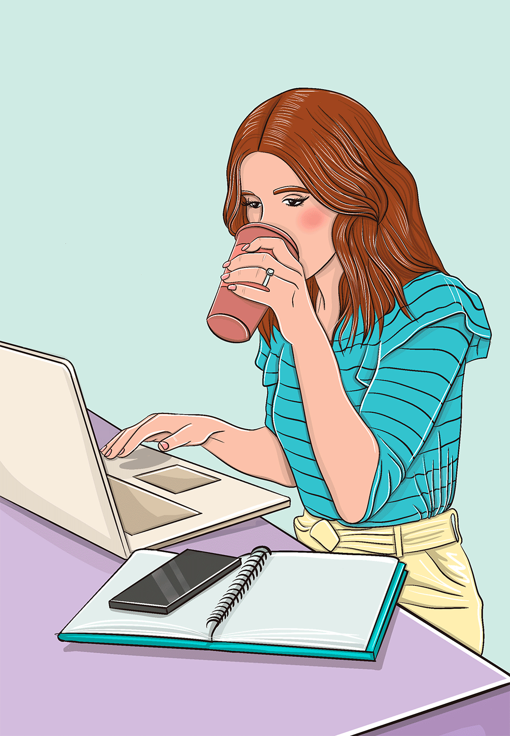 Indépendante en réflexion