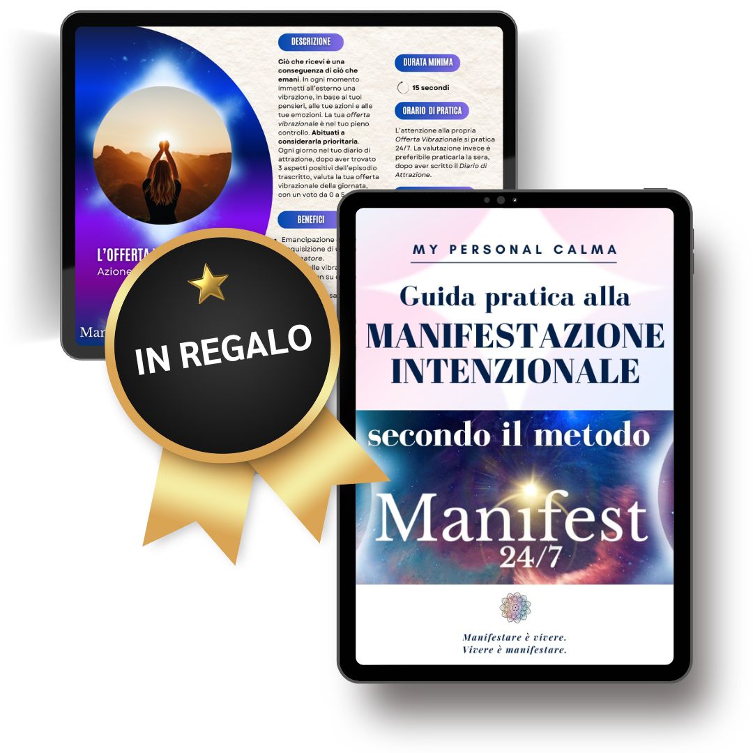 guida alla manifestazione intenzionale - guida digitale my personal calma - guida metodo manifest 24-7