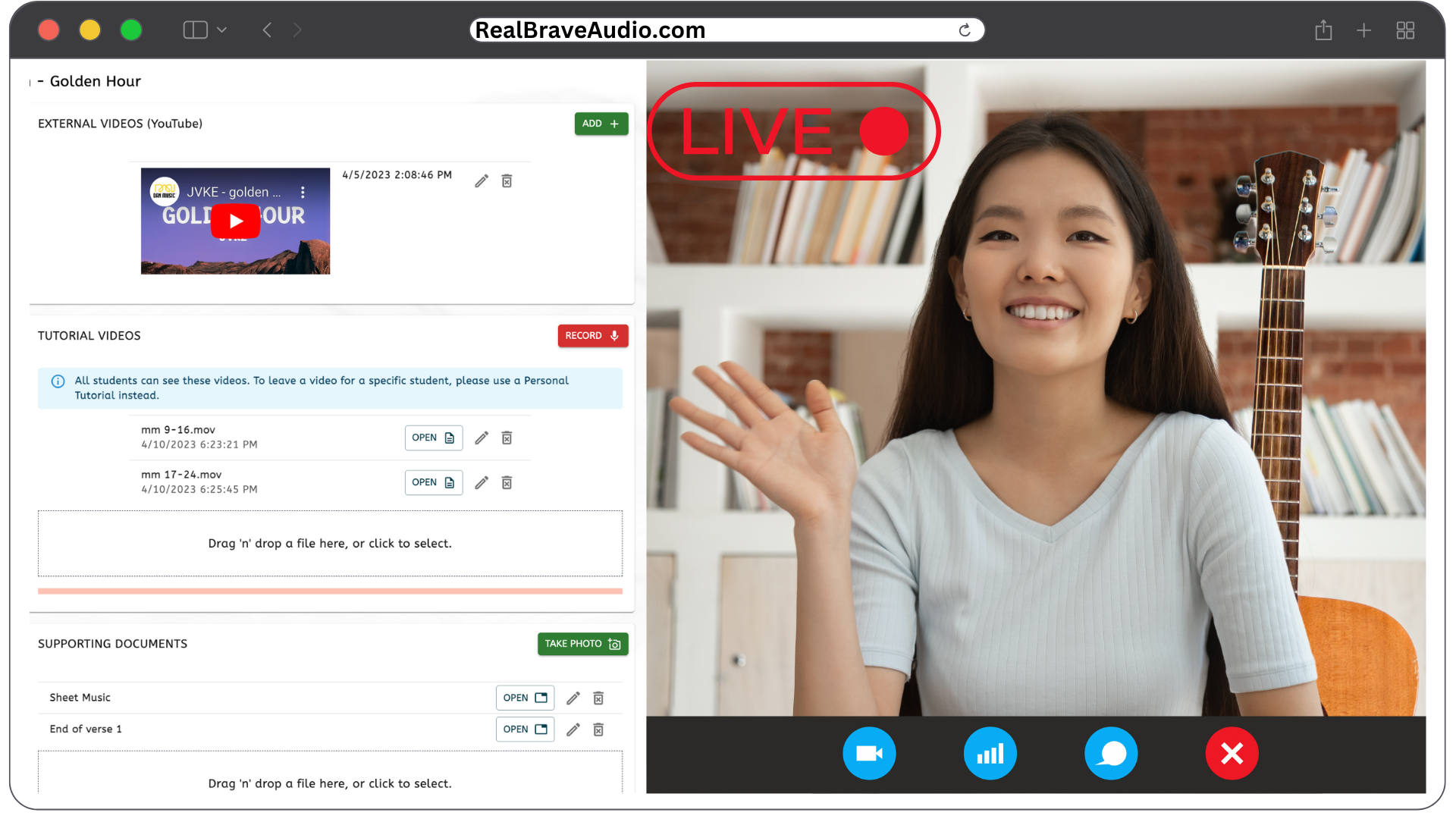 Real Brave offers in person instruction and live online instructions