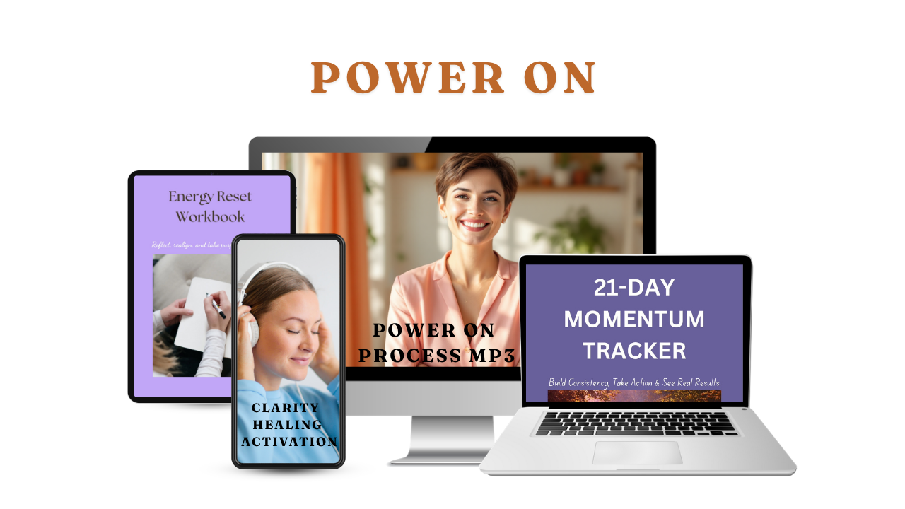 Powe On - the daily Energy reset for clarity and energy.