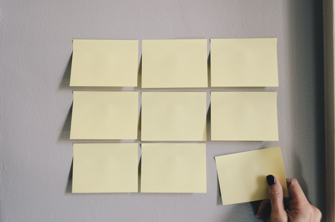 sticky notes list