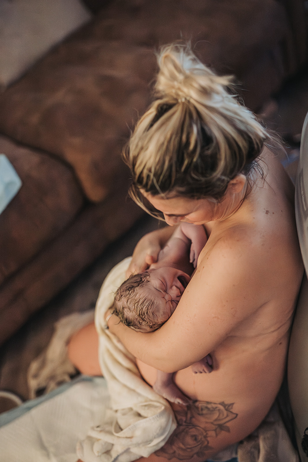 woman holding ultrasound scan