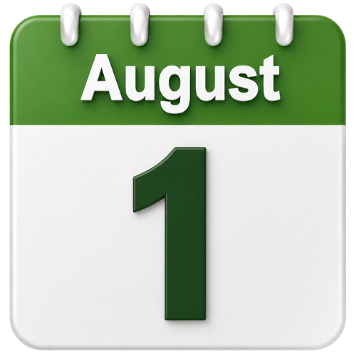 August 1