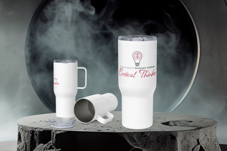 NeoMasculinity SWAG - travel mugs, special blend: Critical Thinker