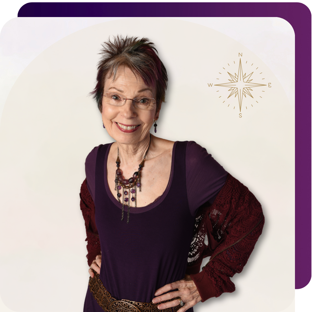 Anne Sagendorph-Moon posing for her Energetic Signature offer