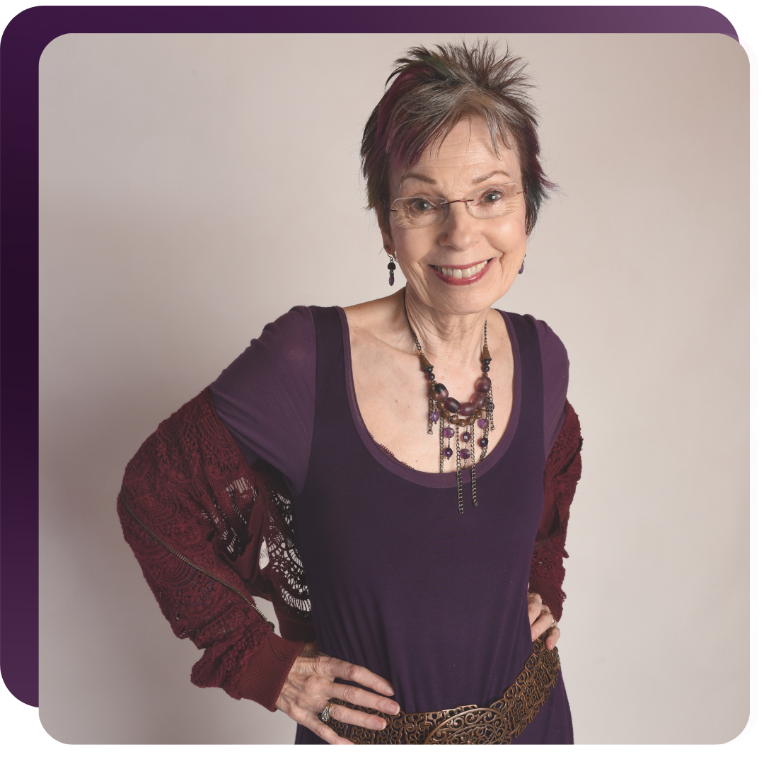 Anne Sagendorph-Moon posing for her Energetic Signature offer