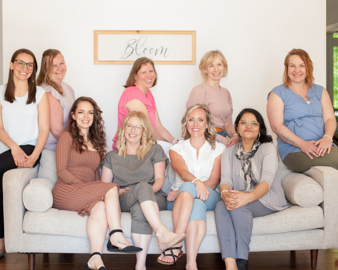 canada therapists, perinatal therapists, Bloom team