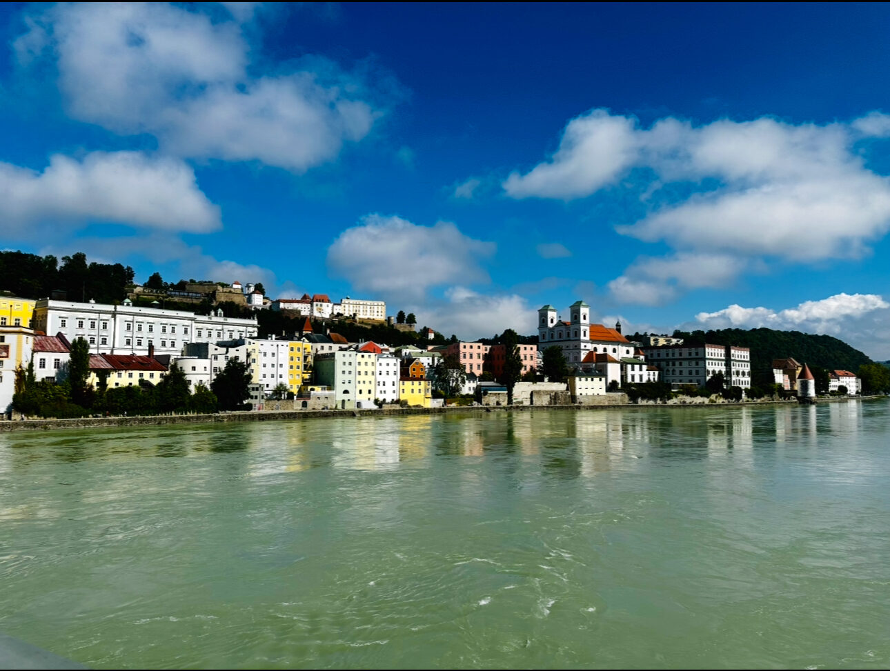 Passau and river Inn