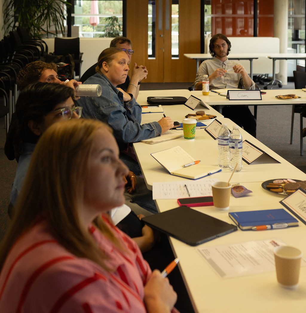 Entrepreneurs in a government-funded skills bootcamp workshop.