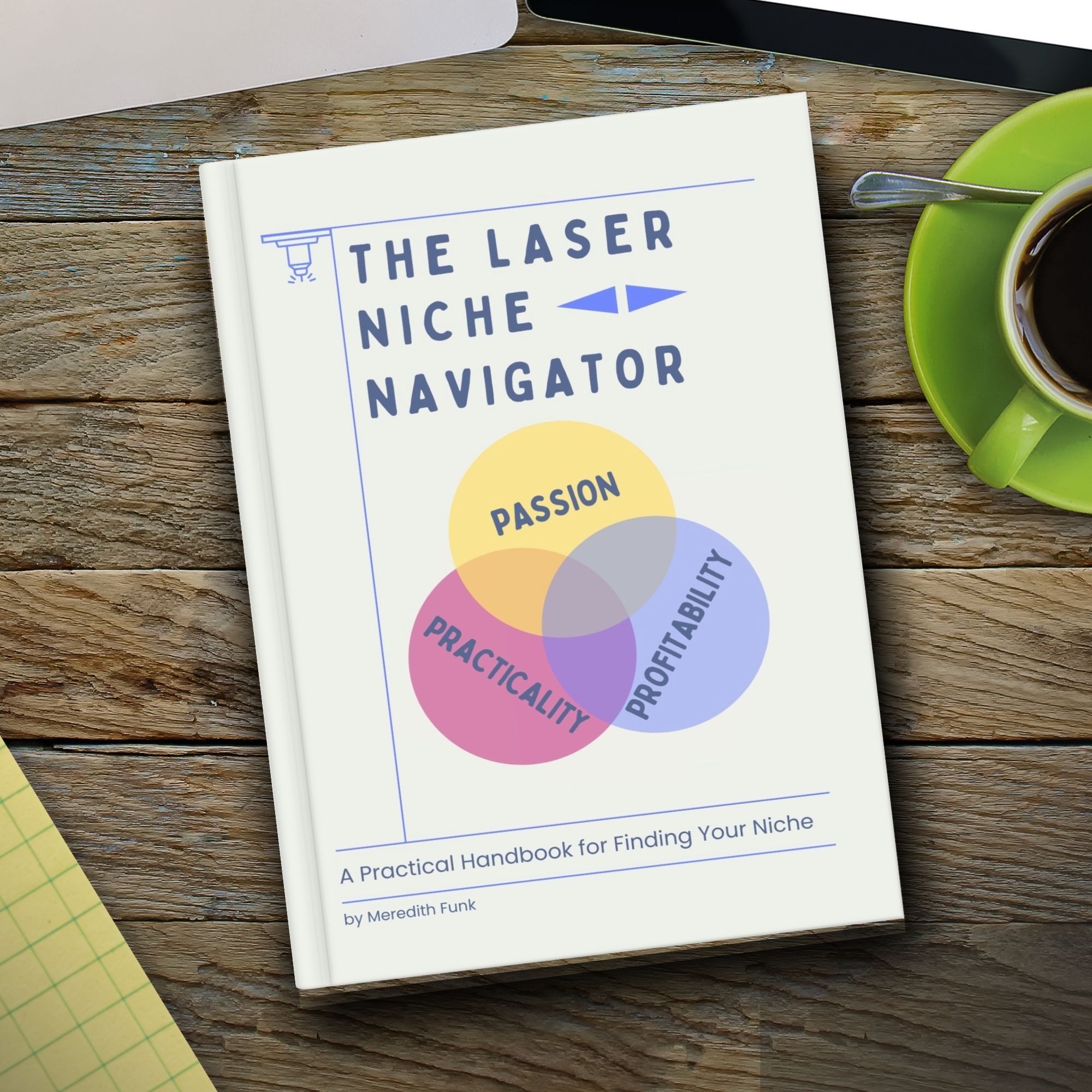 Laser cut ornament in a tree mockup