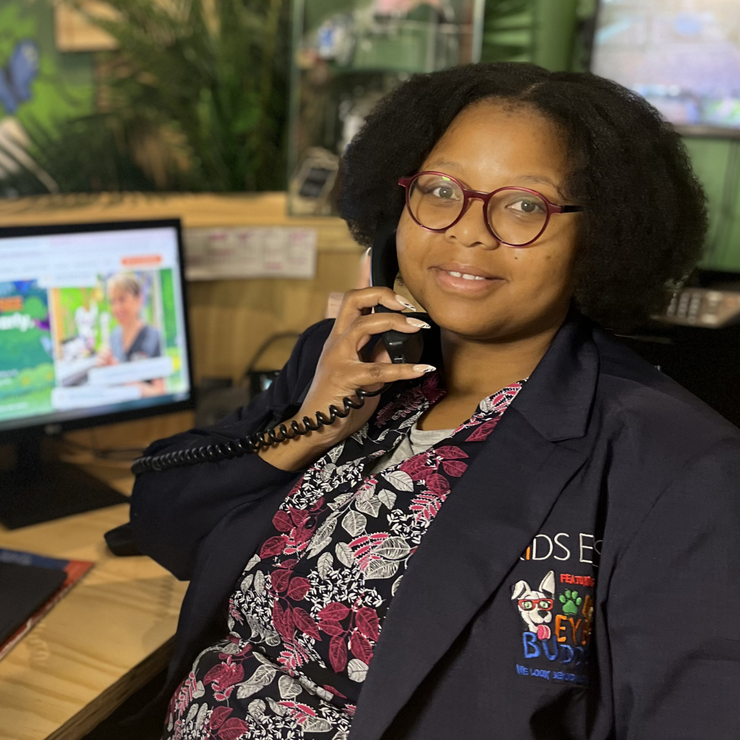 Masego, Receptionist at KiDS EYES