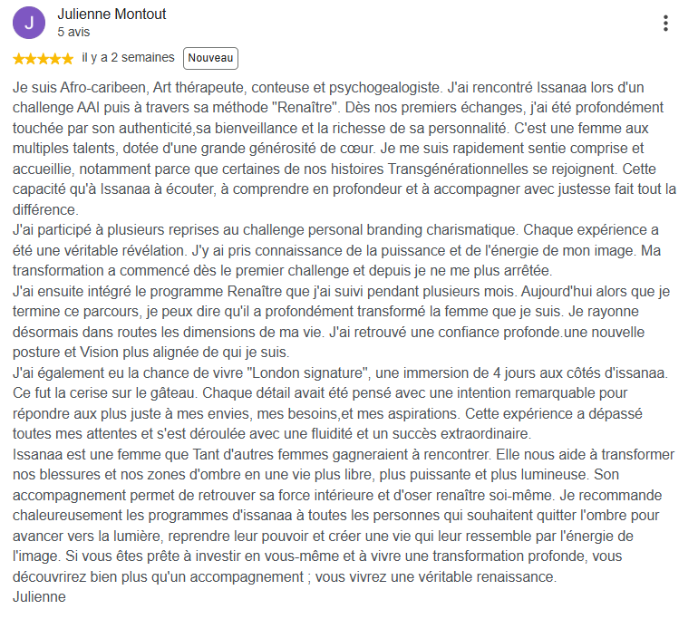Témoignage Client Google 10