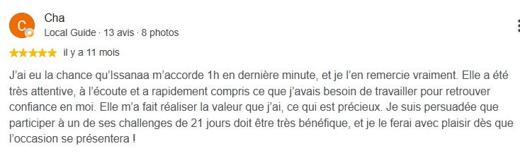 Témoignage Client Google 2