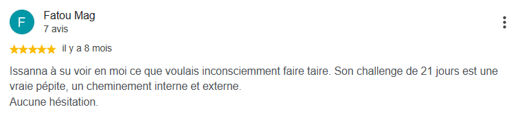 Témoignage Client Google 8