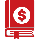 A single book with a money symbol - representing Phase 3, The Profiting Phase