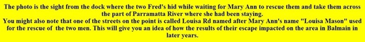Barry Sinclair's claims regarding Fred Ward's Cockatoo Island escape