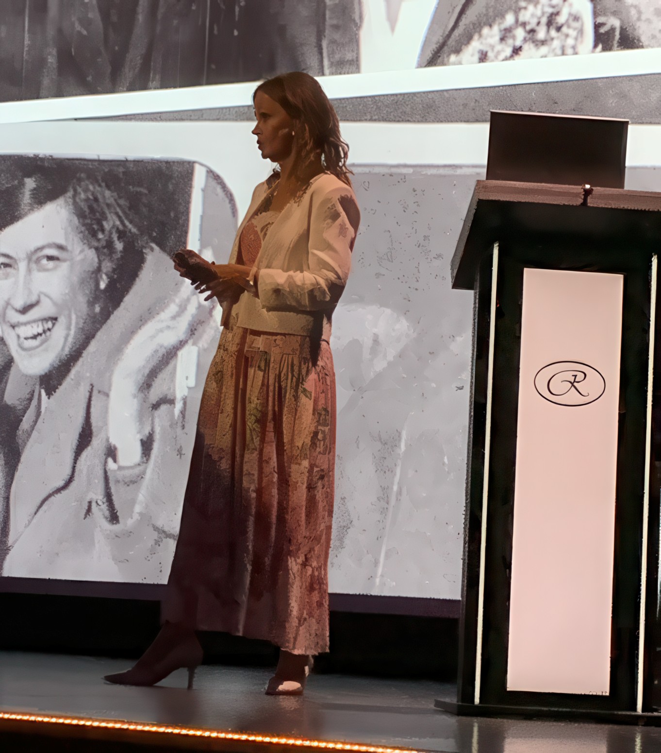 Carol Baxter speaking on Regent Seven Seas Explorer in 2024